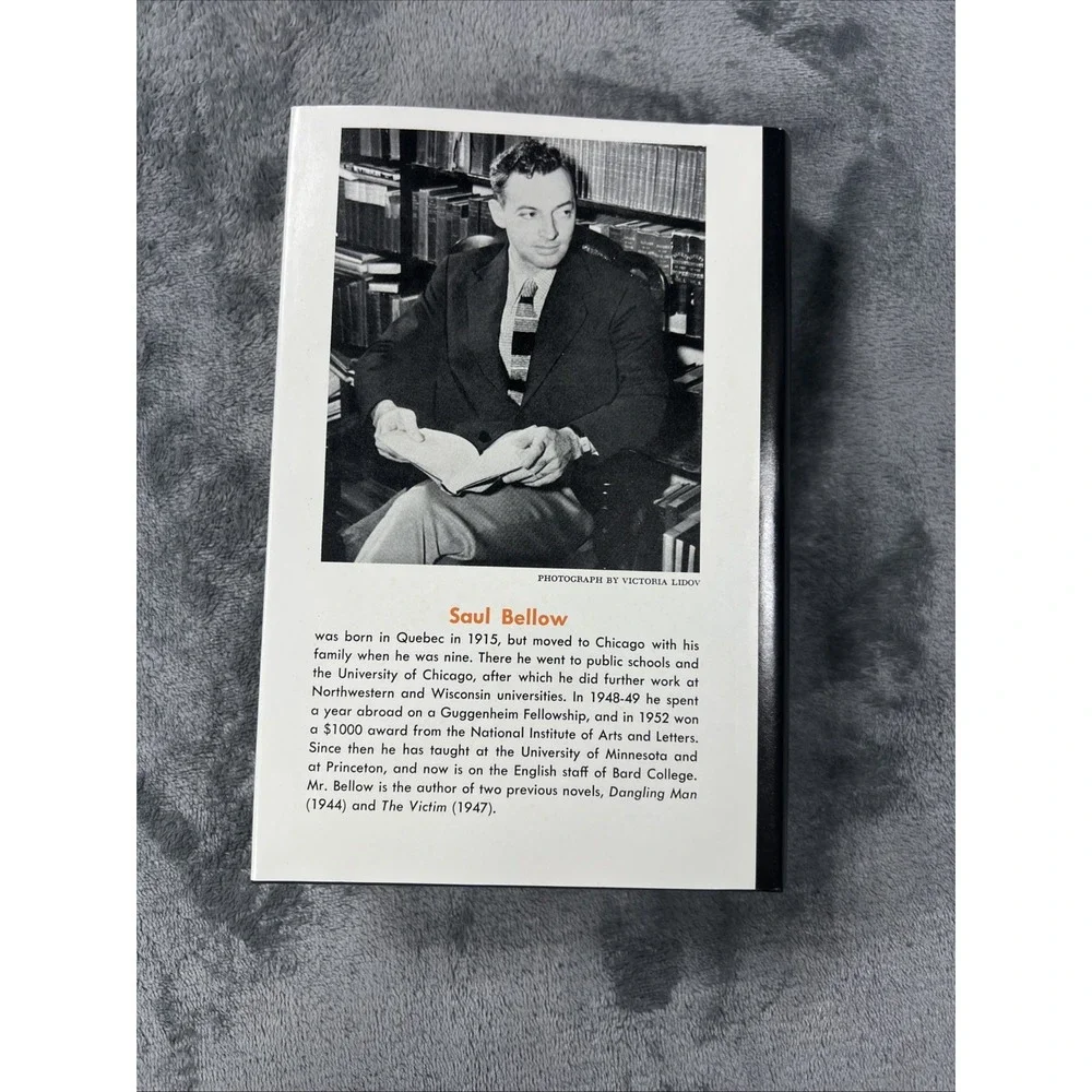 The Adventures of‎ Augie March Book Saul Bellow First Edition Library Insert